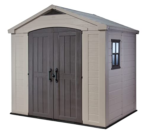 Keter Factor Outdoor Plastic Garden Storage Shed